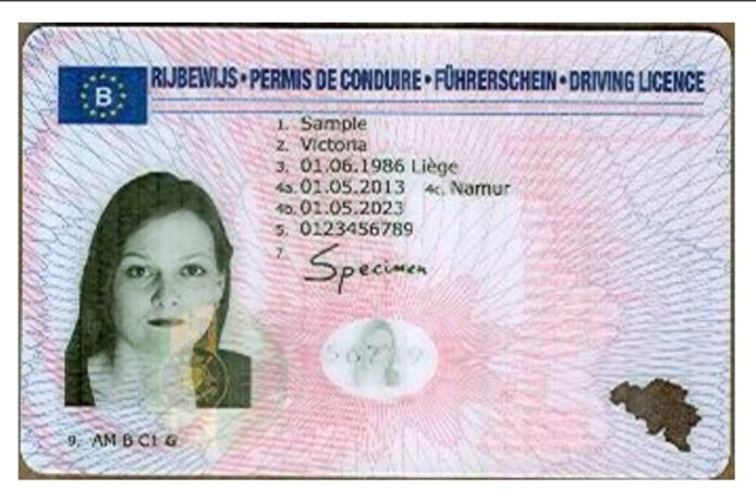 Le permis de conduire fait peau neuve, Belgique