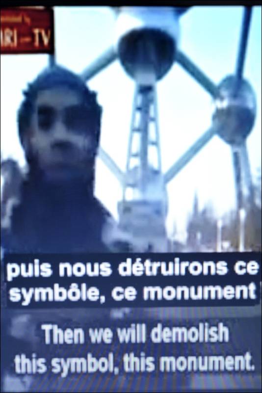 In januari dreigde Fouad Belkacem in een videoboodschap het Atomium neer te halen.