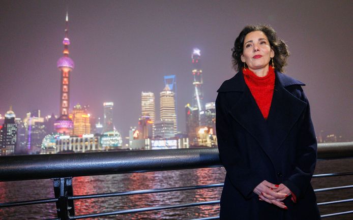 Minister van Buitenlandse Zaken Hadja Lahbib is momenteel in Shanghai.