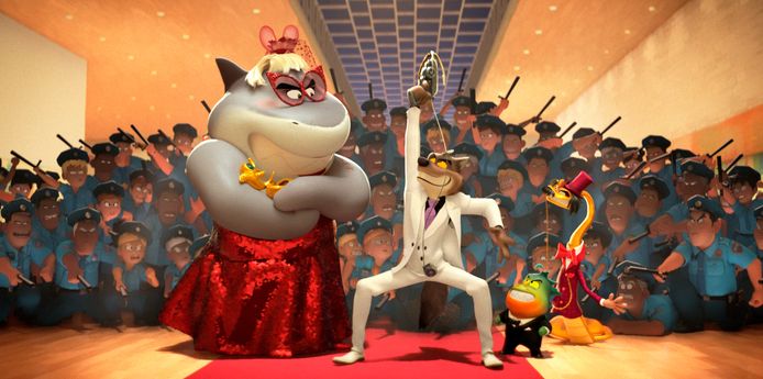 Scène uit de Dreamworks-animatiefilm The Bad Guys.
