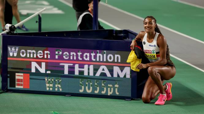 Goud én wereldrecord voor Thiam op vijfkamp: “Ik had nóg beter kunnen doen”