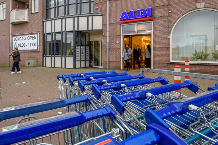 De vestiging van Aldi in Oudenbosch.