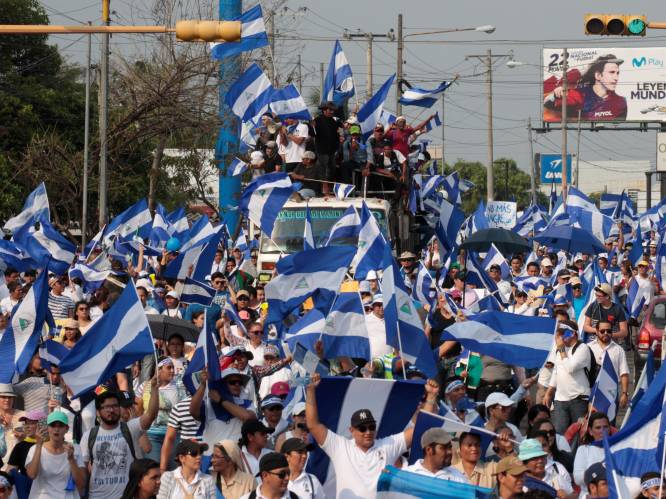 Opnieuw tienduizenden betogers op straat in Nicaragua