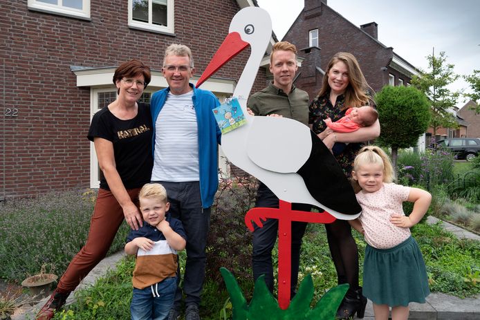 Drie generaties van de familie Quinten.