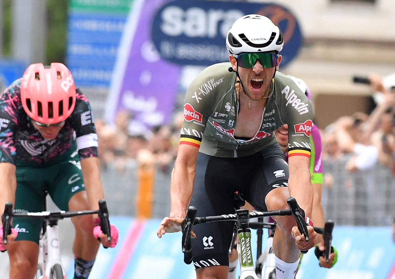 Le Belge Dries De Bondt remporte la 18e étape du Giro Foto 7sur7.be