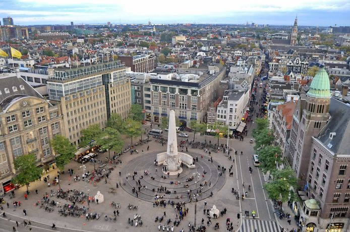 De Dam in Amsterdam.