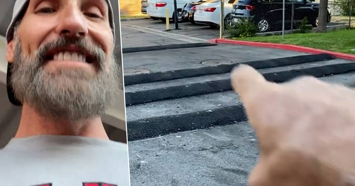 “Guarda, è più alto del ricamo!”  Il vicino arrabbiato cavalca i dossi (in pericolo di vita) |  strano