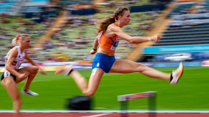 Oppermachtige Femke Bol als topfavoriete naar hordenfinale: ‘Ik was vandaag nog niet echt uitgerust’