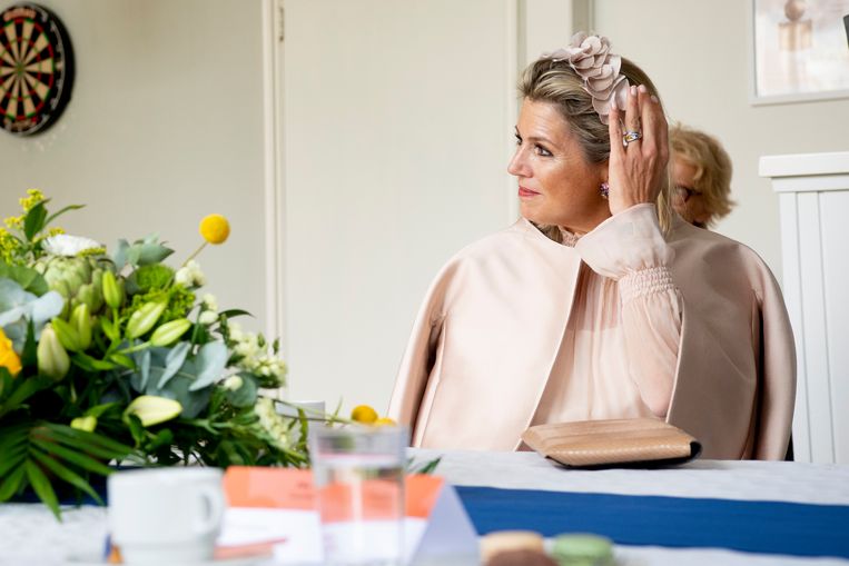 16 september 2021 | Koningin Maxima bezoekt Vriendendiensten Deventer Winnaar Appeltje van Oranje 2021. 
 Beeld Brunopress/Patrick van Emst