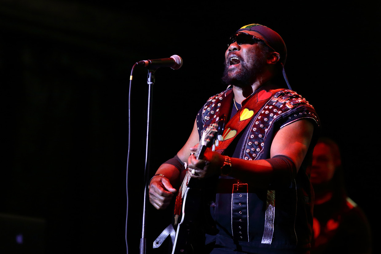 Toots Hibbert in Singapore, 2019. Beeld Getty Images