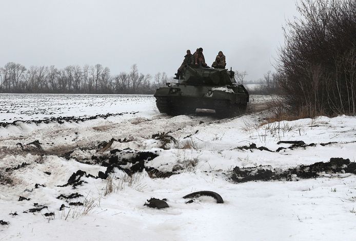 Beeld aan de frontlijn in Charkiv.