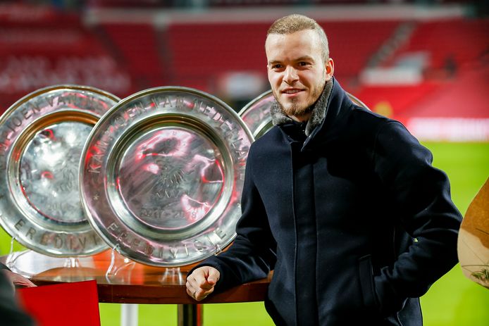 Jorrit Hendrix bij zijn afscheid van PSV.