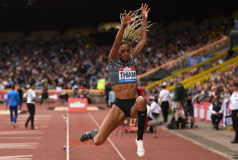 6m86 Thiam Zet Belgisch Record In Het Verspringen Scherper En Plaatst Zich Zo Voor Wk En Tokio 2020 De Morgen