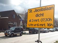 St. Jacobslaan vier dagen dicht, de AH XL aan dezelfde straat bijna vier weken gesloten