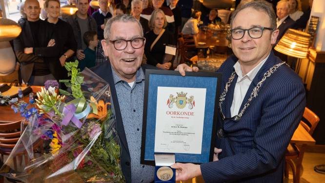 Ruud Bootsma krijgt Stadhuispenning van Lelystad voor zijn inzet voor de samenleving