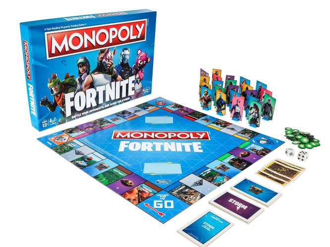 Geen geld, wel wapens: Fortnite krijgt eigen Monopoly