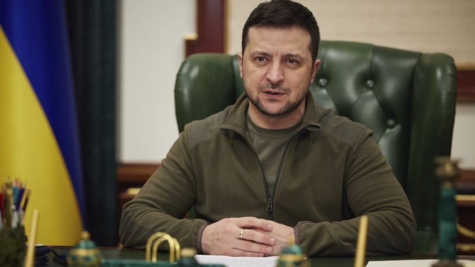 Le président ukrainien Volodymyr Zelensky.