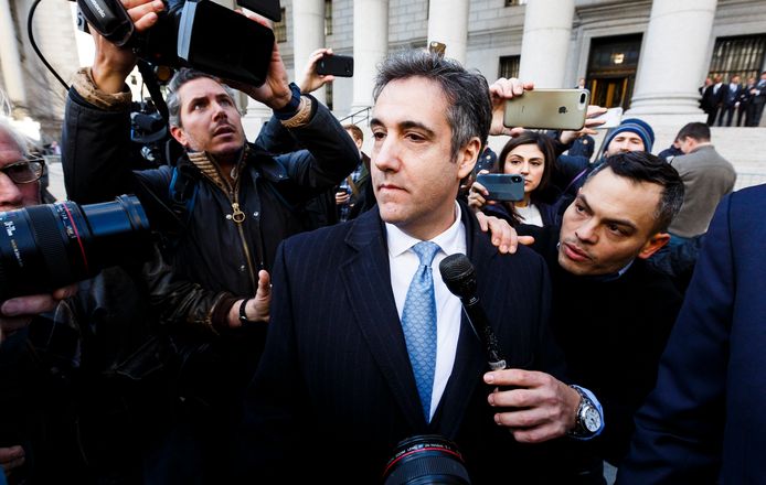 Cohen pleitte vanmiddag schuldig voor een rechtbank in New York.