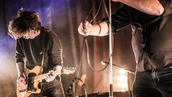 Gitarist Wouter Spaens.
