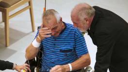 Emotioneel weerzien voor legervrienden Jos en Herman