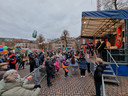 Intrede van Sinterklaas in Halle onder strenge coronamaatregelen.