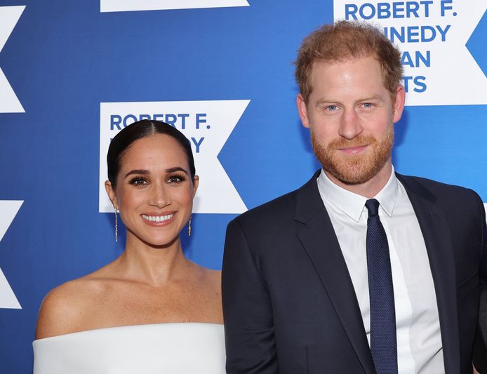 Meghan e Harry a una festa a New York