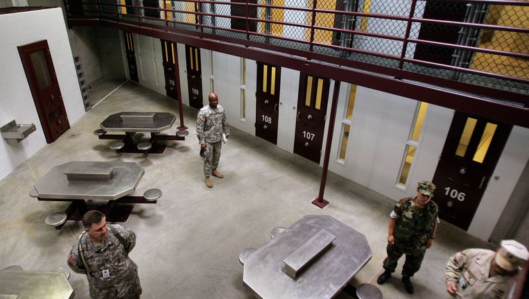 Foto uit 2006 van Guantánamo Bay. Beeld ap
