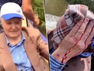 KIJK. 93-jarige man bloedt aan hoofd nadat hij in reddingsboot beschoten werd door Russen