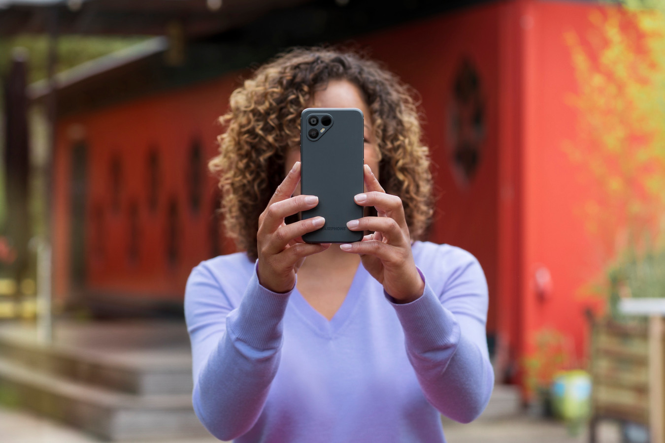De achterkant van de Fairphone 4