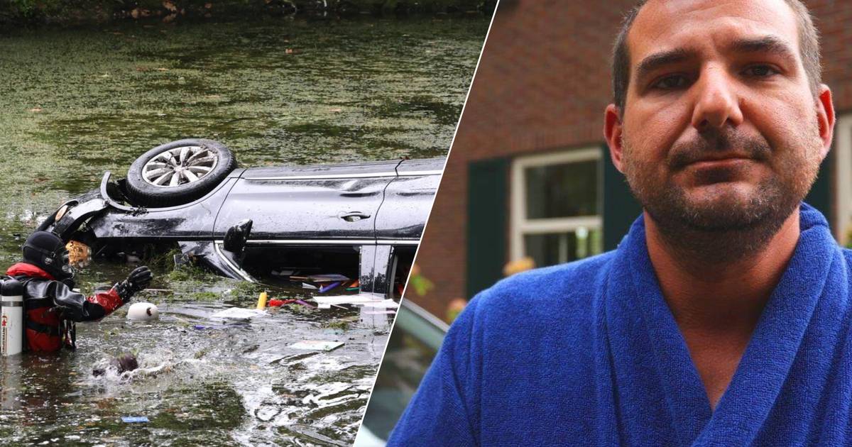 Car Drives into Canal in Sint-Michielsgestel: Heroic Bystanders Rescue Driver
