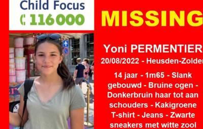 14-jarig meisje uit Heusden-Zolder vermist