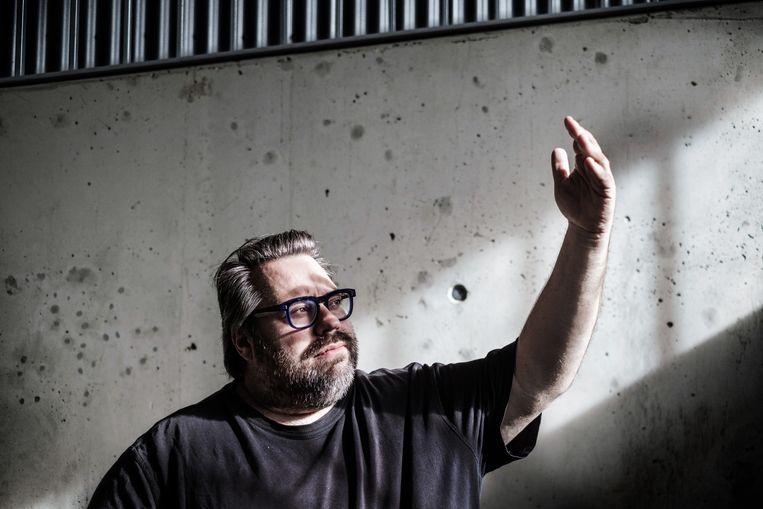Acteur, regisseur en medeoprichter van Abattoir Fermé Stef Lernous. Beeld Bob Van Mol