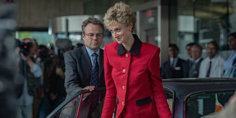 Elizabeth Debicki als prinses Diana in seizoen 5 van ‘The Crown’. Beeld Keith Bernstein