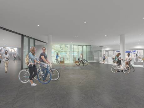 Driekwart van terras kwijt voor komst fietsenstalling onder Stationsplein, horeca woedend over plannen gemeente Eindhoven