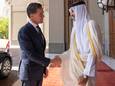 Premier Rutte tijdens een bezoek aan de emir van Qatar, vorige week.