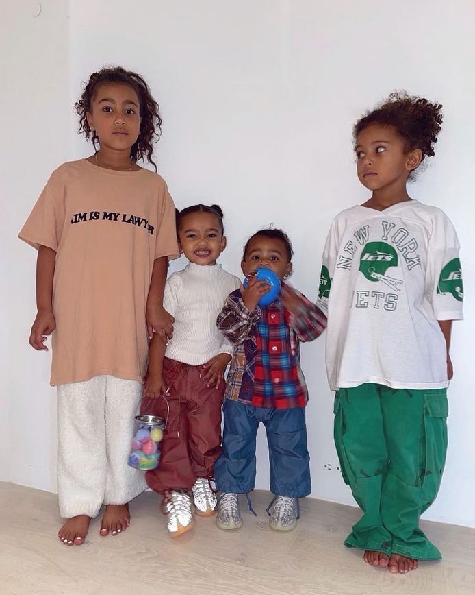 De kinderen van Kim en Kanye.