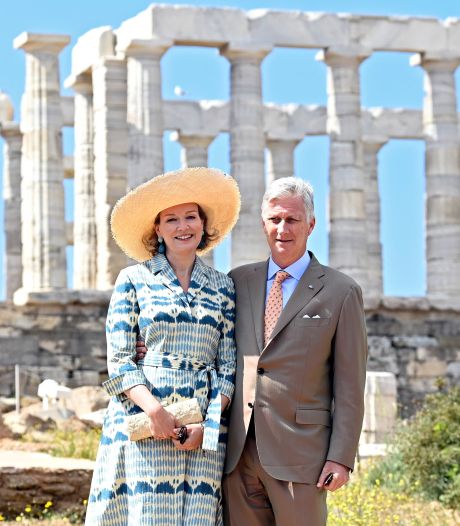 Le Roi Philippe et la Reine Mathilde en visite au Cap Sounion