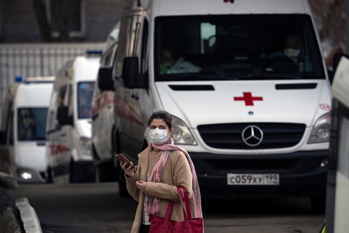 De Russische hoofdstad trof op 30 maart maatregelen om het coronavirus in te dammen, maar heeft moeite om het toenemend aantal patiënten te verzorgen.