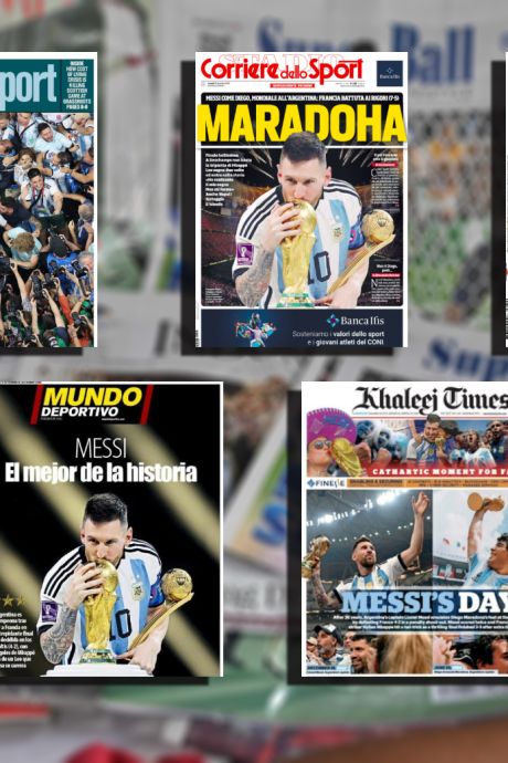 Zo pakken de internationale kranten uit: de mooiste covers na de ‘beste WK-finale ooit’