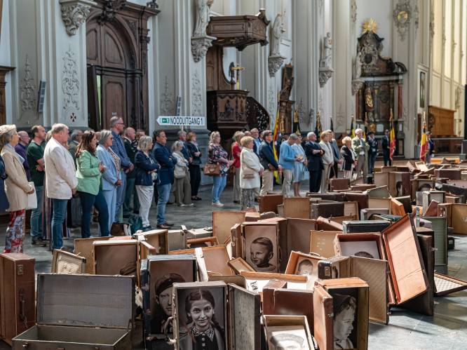 200 kindergezichtjes, symbool voor 200.000 jonge slachtoffers van Holocaust: beklijvende expo ‘Left Luggage’ herdenkt 80 jaar nazirazzia in Sint-Truiden