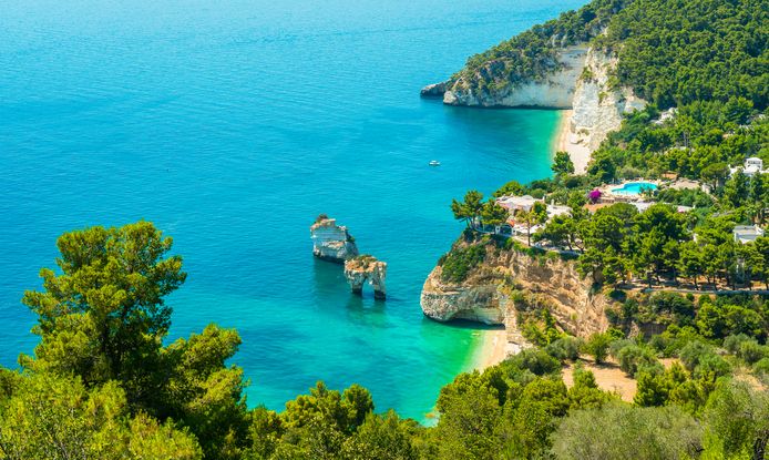 Baia delle Zagare in Vieste.