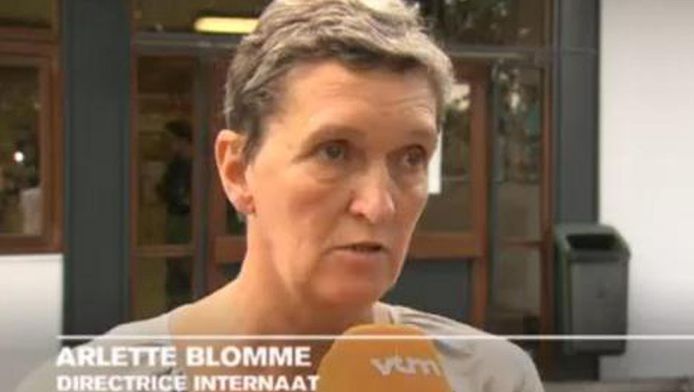 Arlette Blomme, directrice de l'internat à Evergem