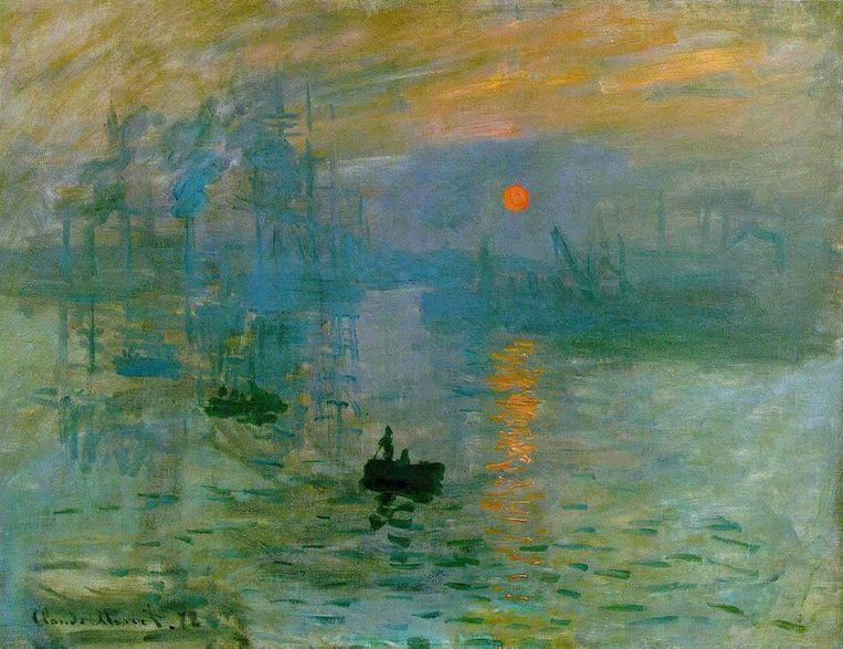 Impressionisme, Claude Monet Impression - Soleil levant, 1872. 'Impressionisme is je gevoel laten spreken, vrij experimenteren met je gedachten.' Beeld Musée Marmottan Monet