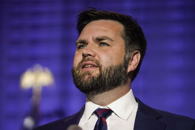 De Republikeinse Senaatskandidaat J.D. Vance . Beeld AFP