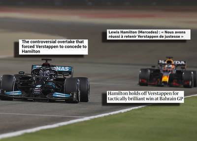 Buitenlandse media zagen “episch” duel: “Hamilton reed misschien wel zijn beste verdedigende race ooit”