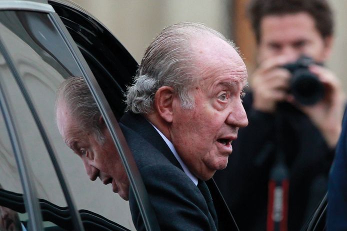De Spaanse koning-emeritus Juan Carlos .