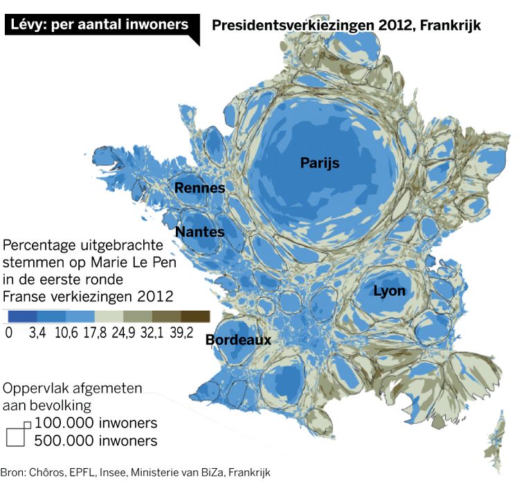 Stemgedrag 2012, Frankrijk. Beeld  