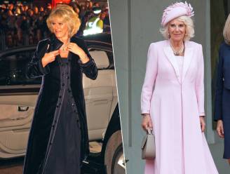 Camilla’s outfit is stijlvol, waardig en met klasse, wie had dat twintig jaar geleden gedacht!
