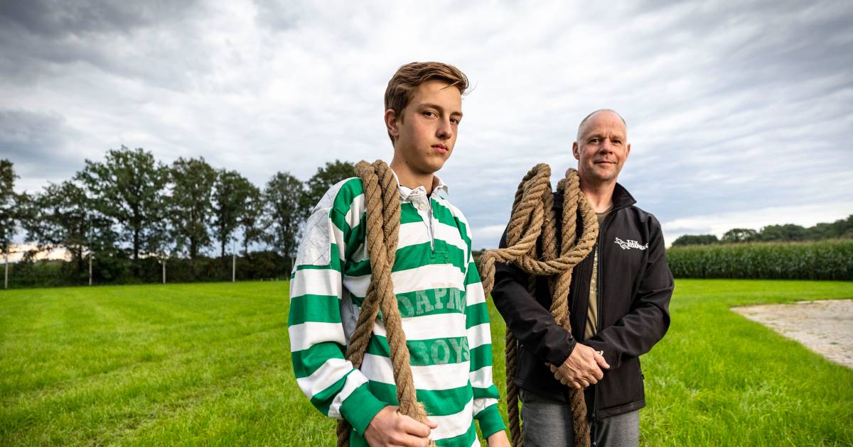 Opvallend voordeel helpt Karsten (16) uit Tilligte aan tripje met Oranje O19 naar WK touwtrekken