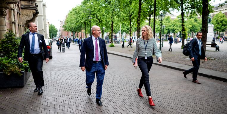 De Amerikaan Bill Browder, ceo van Hermitage Capital Management, kwam naar Den Haag op uitnodiging van de Commissie Buitenlandse Zaken om spreken over de Magnitsky-wet. Beeld Freek van den Bergh / de Volkskrant